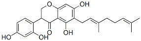 3-(2,4-Dihydroxyphenyl)-6-(3,7-dimethyl-2,6-octadienyl)-2,3-dihydro-5,7-dihydroxy-4h-1-benzopyran-4-one Structure,51581-05-6Structure