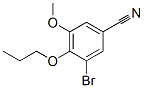 3-bromo-5-methoxy-4-propoxybenzonitrile Structure,515848-04-1Structure