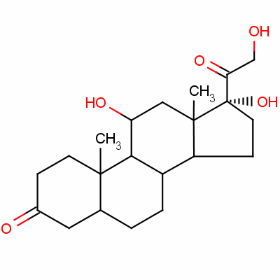 11-Beta,17-alpha,21-trihydroxy-5-alpha-pregnane-3,2 Structure,516-41-6Structure