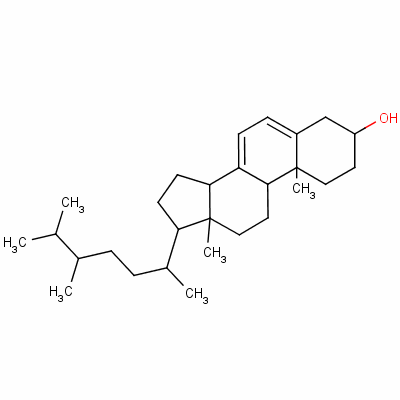 22,23-Dihydroergosterol Structure,516-79-0Structure