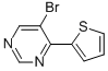 5-Bromo-4-(thiophen-2-yl)pyrimidine Structure,5162-74-3Structure