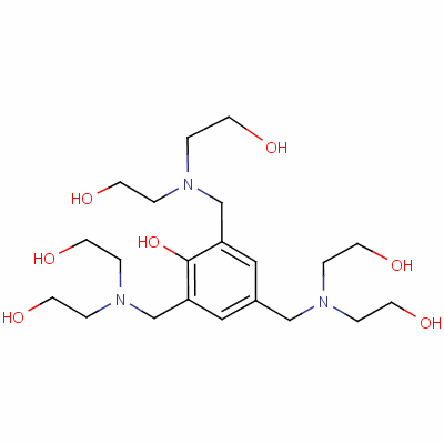 2,4,6-Tris[[bis(2-hydroxyethyl)amino]methyl ]phenol Structure,51658-22-1Structure