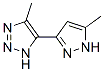 4-Methyl-5-(5-methyl-1h-pyrazol-3-yl)-1h-1,2,3-triazole Structure,51719-86-9Structure