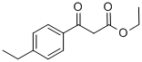 3-(4-Ethyl-phenyl)-3-oxo-propionic acid ethyl ester Structure,51725-80-5Structure