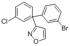 3-[(3-Bromophenyl)-5-chlorophenyl ]isoxazole Structure,51726-14-8Structure