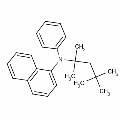 N-[(1,1,3,3-tetramethylbutyl)phenyl ]naphthalen-1-amine Structure,51772-35-1Structure