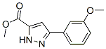 5-(3-Methoxy-phenyl)-2H-pyrazole-3-carboxylic acid methyl ester Structure,517870-26-7Structure