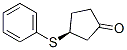 Cyclopentanone,3-(phenylthio)-,(3s)-(9ci) Structure,518028-03-0Structure