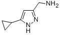 (5-Cyclopropyl-1H-pyrazol-3-yl)methylamine Structure,518064-13-6Structure