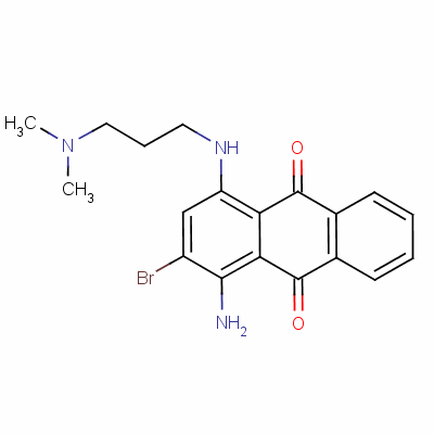 1-Amino-2-bromo-4-[[3-(dimethylamino)propyl ]amino]anthraquinone Structure,51818-35-0Structure