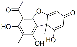 6-Acetyl-1,7,9-trihydroxy-8,9b-dimethyldibenzofuran-3(9bh)-one Structure,51827-48-6Structure