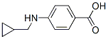 Benzoic acid,4-[(cyclopropylmethyl)amino]-(9ci) Structure,518336-13-5Structure