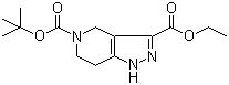 5-Tert-butyl 3-ethyl 1,4,6,7-Tetrahydro-5H-pyrazolo[4,3-c]pyridine-3,5-dicarboxylate Structure,518990-23-3Structure