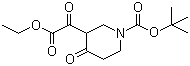 Ethyl 2-oxo-2-(1-boc-4-oxo-3-piperidyl)acetate Structure,518990-24-4Structure