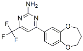 4-(3,4-Dihydro-2H-1,5-benzodioxepin-7-yl)-6-(trifluoromethyl)-2-pyrimidinamine Structure,519056-64-5Structure