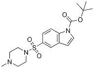 Tert-butyl 5-(4-methylpiperazin-1-ylsulfonyl)-1h-indole-1-carboxylate Structure,519148-73-3Structure