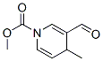 1(4H)-pyridinecarboxylic acid,3-formyl-4-methyl-,methyl ester Structure,519178-40-6Structure