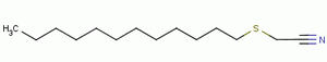 Dodecylthioacetonitrile Structure,51956-42-4Structure