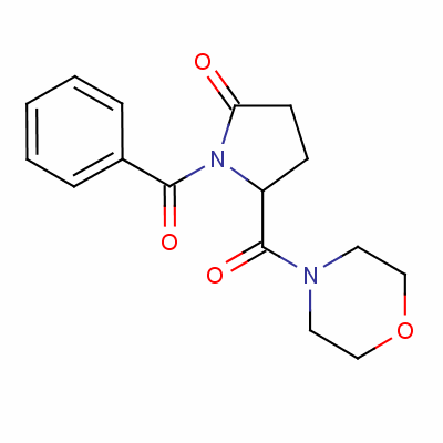 4-[(Benzoyl -5-oxopyrrolidin-2-yl )carbonyl ]morpholine Structure,51959-90-1Structure