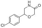 6-(4-Chloro-phenyl)-morpholin-3-one Structure,5196-95-2Structure