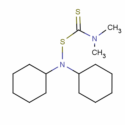 N-cyclohexyl -n-[[(dimethylamino)thioxomethyl ]thio]cyclohexylamine Structure,51976-94-4Structure