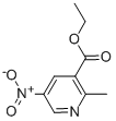 Ethyl 2-methyl-5-nitro-3-pyridinecarboxylate Structure,51984-71-5Structure