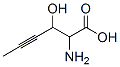 2-Amino-3-hydroxy-4-hexynoic acid Structure,51995-91-6Structure