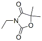 3-Ethyl-5,5-dimethyloxazolidine-2,4-dione Structure,520-77-4Structure