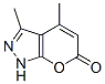 3,4-Dimethyl-1,6-dihydropyrano[2,3-c]pyrazol-6-one Structure,5203-98-5Structure