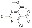 Methyl 2,6-dichloro-5-nitropyrimidine-4-carboxylate Structure,52047-13-9Structure