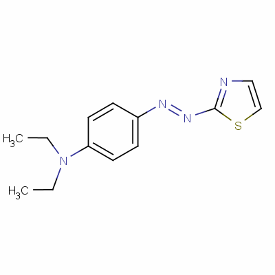 N,n-diethyl -4-(thiazol -2-ylazo)aniline Structure,52048-31-4Structure