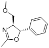 (4S,5s)-(-)-4-methoxymethyl-2-methyl-5-phenyl-2-oxazoline Structure,52075-14-6Structure