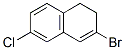 3-Bromo-6-chloro-1,2-dihydronaphthalene Structure,521917-61-3Structure