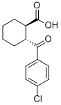 Trans-2-(p-chlorobenzoyl)-1-cyclohexanecarboxylic acid Structure,52240-19-4Structure