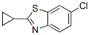 Benzothiazole,6-chloro-2-cyclopropyl-(9ci) Structure,52260-26-1Structure