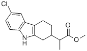 6-Chloro-alpha-methyl-1,2,3,4-tetrahydro-9h-carbazole-2-aceticacidmethylester Structure,52262-88-1Structure