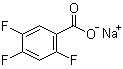 Sodium 2,4,5-trifluorobenzoate Structure,522651-48-5Structure