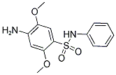 4-Amino-2,5-dimethoxy-N-phenylbenzenesulphonamide Structure,52298-44-9Structure