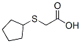 Acetic acid, (cyclopentylthio)-(9ci) Structure,52363-14-1Structure