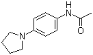 Acetamide, n-[4-(1-pyrrolidinyl)phenyl]- Structure,52373-51-0Structure