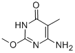 6-Amino-2-methoxy-5-methylpyrimidin-4(3H)-one Structure,52386-30-8Structure