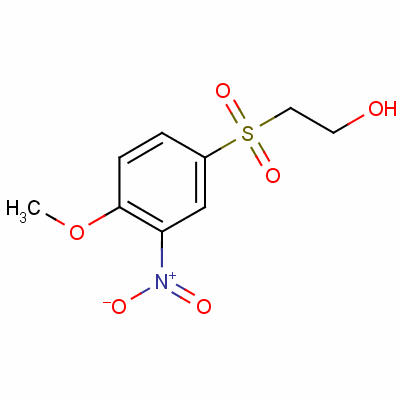 2-[(4-Methoxy-3-nitrophenyl)sulphonyl ]ethanol Structure,52398-83-1Structure