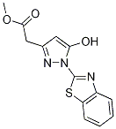 Methyl [1-(1,3-benzothiazol-2-yl)-5-hydroxy-1H-pyrazol-3-yl]acetate Structure,523992-06-5Structure