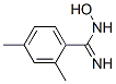 Benzenecarboximidamide,n-hydroxy-2,4-dimethyl-(9ci) Structure,52400-13-2Structure