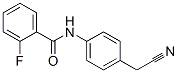 Benzamide,n-[4-(cyanomethyl)phenyl ]-2-fluoro-(9ci) Structure,524051-87-4Structure