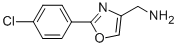 [2-(4-Chlorophenyl)oxazol-4-yl]methylamine Structure,524070-34-6Structure