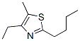 2-Butyl-4-ethyl-5-methylthiazole Structure,52414-88-7Structure