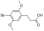 3-(4-Bromo-2,5-dimethoxyphenyl)propionic acid Structure,52428-11-2Structure