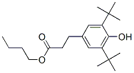 Benzenepropanoic acid,3,5-bis(1,1-dimethylethyl)-4-hydroxy-,butyl ester Structure,52449-44-2Structure