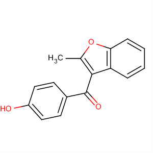 3-(4-Hydroxybenzoyl)-2-methyl-benzofuran Structure,52490-47-8Structure